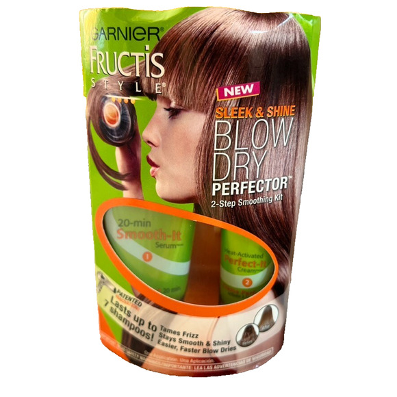 Garnier Fructis Style Sleek & Shine Blow Dry Perfector 2-Step Smoothing Kit - Picture 1 of 3